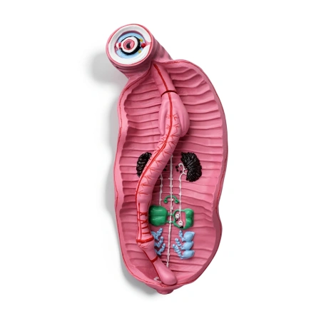 Модель «Дождевой червь» в разрезе